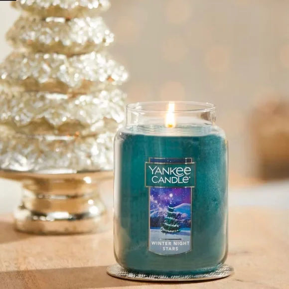 NWT Yankee Candle Winter Night Stars. 22oz - Picture 4 of 8